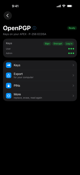 iOS版Apex Managerの画面 5