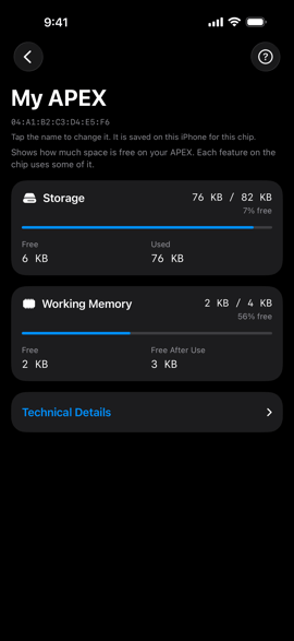 iOS版Apex Managerの画面 6