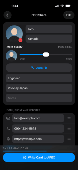 iOS版Apex Managerの画面 7